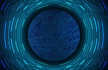 soyut teknoloji arkaplanı, vektör illüstrasyonu