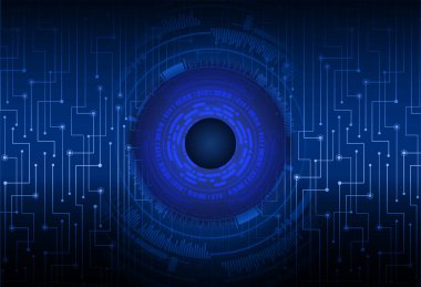 Siber devre gelecekteki teknoloji kavramı