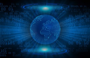 Siber devre gelecekteki teknoloji kavramı