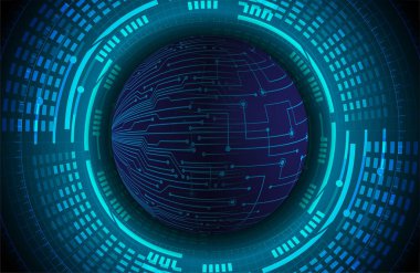 Siber devre gelecekteki teknoloji kavramı