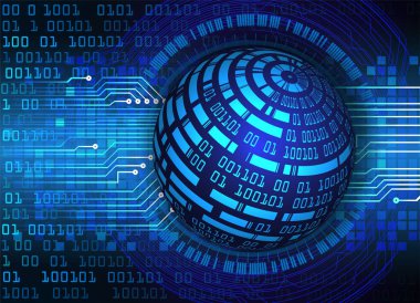 Siber devre gelecekteki teknoloji kavramı