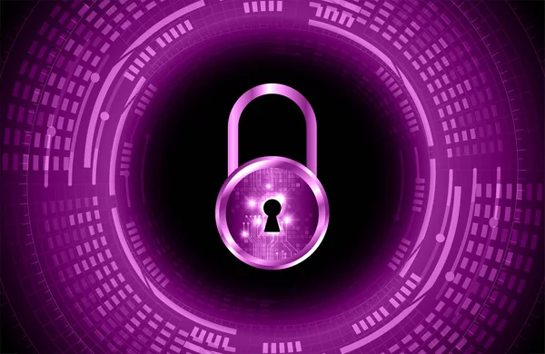 Koncepcja Prywatności Technologii Bezpieczeństwa Cybernetycznego — Wektor stockowy