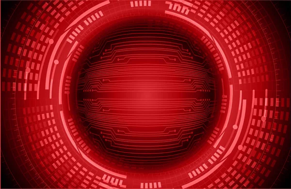 Красный Фон Цифровых Технологий Иллюстрация Сетевой Кнопки — стоковый вектор