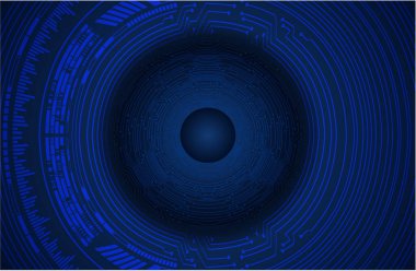 Siber devre gelecekteki teknoloji kavramı