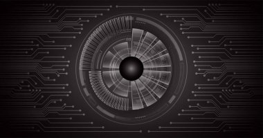 Siber devre gelecekteki teknoloji kavramı