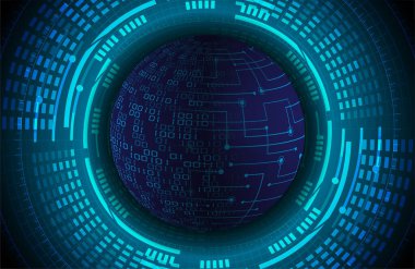 Siber devre gelecekteki teknoloji kavramı