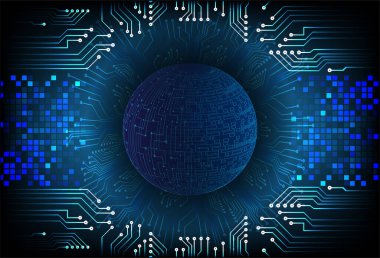 Siber devre gelecekteki teknoloji kavramı