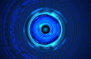 Siber devre gelecekteki teknoloji kavramı