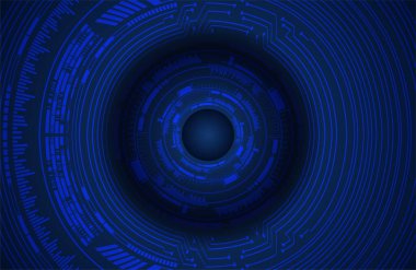 Siber devre gelecekteki teknoloji kavramı