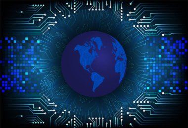 Devre kartı arka plan vektör