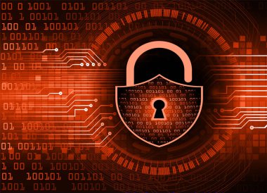 siber güvenlik kavramı arka plan, soyut geleceksel tasarım