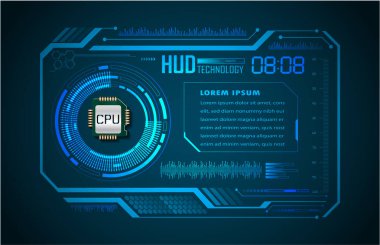 Siber devre gelecekteki teknoloji kavramı