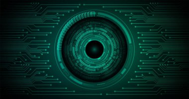 Global teknoloji ağı. Dünya ikili devre kartı gelecek teknolojisi, mavi hud siber güvenlik kavramı. 3d oluşturma.