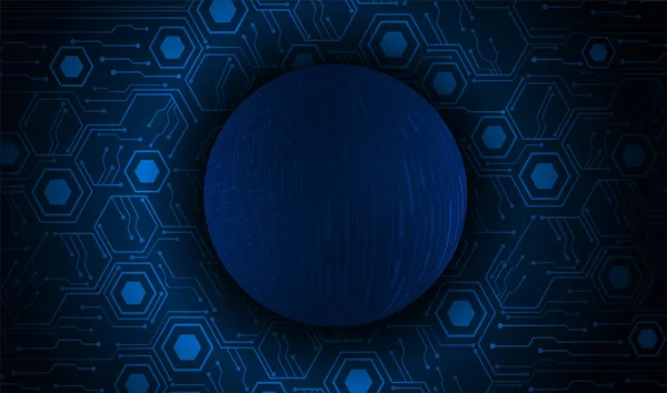 Синий Фон Цифровых Технологий — стоковый вектор