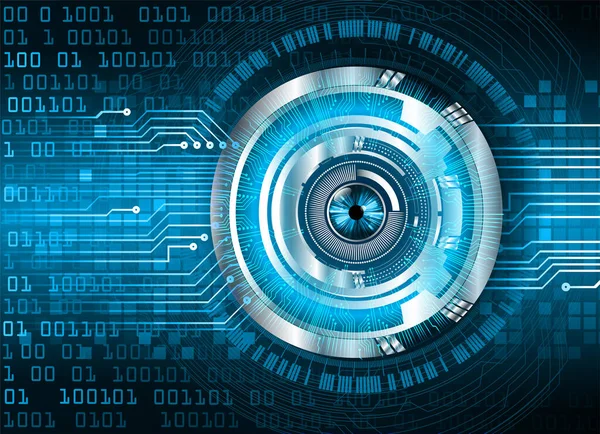 göz siber devre gelecekteki teknoloji konsepti