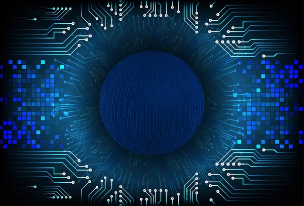 Cyber Circuito Futuro Concetto Tecnologia Sfondo — Vettoriale Stock