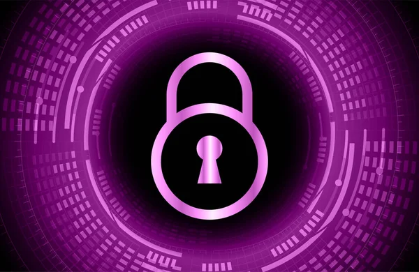 Seguridad Cibernética Protección Datos Negocio Tecnología Privacidad Concepto — Archivo Imágenes Vectoriales