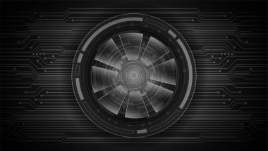 Siber devre gelecekteki teknoloji kavramı