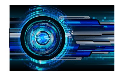 Siber devre gelecekteki teknoloji kavramı