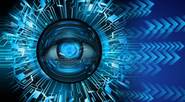 Siber devre gelecekteki teknoloji kavramı