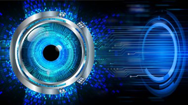 Siber devre gelecekteki teknoloji kavramı