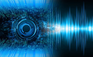 Siber devre gelecekteki teknoloji kavramı