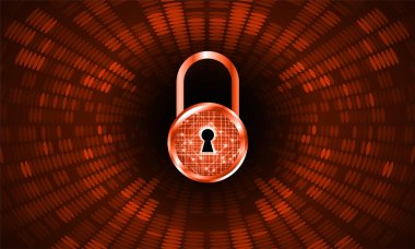  soyut arkaplan vektör resimlemesi kilidi