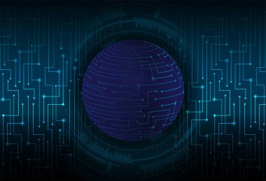 Siber devre gelecekteki teknoloji kavramı