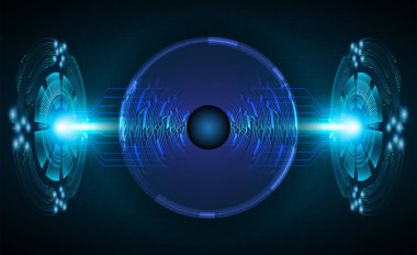 Siber devre gelecekteki teknoloji kavramı