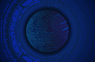 Siber devre gelecekteki teknoloji kavramı