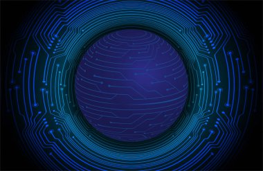 Siber devre gelecekteki teknoloji kavramı