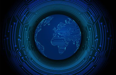 harita soyut fütüristik arkaplan vektör çizimi 