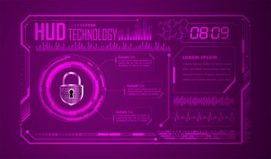 Siber güvenlik veri arkaplanı. teknoloji, koruma, gizlilik kavramı