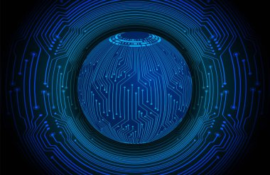 Siber devre gelecekteki teknoloji kavramı