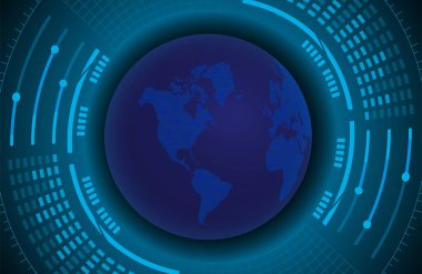 Siber devre gelecekteki teknoloji kavramı