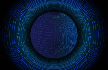 Siber devre gelecekteki teknoloji kavramı