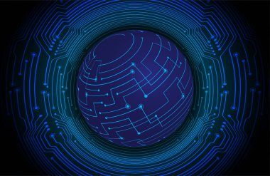 Siber devre gelecekteki teknoloji kavramı