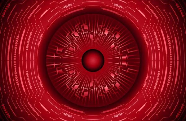 Abstraktní Červená Technologie Futuristické Pozadí Ilustrace — Stockový vektor