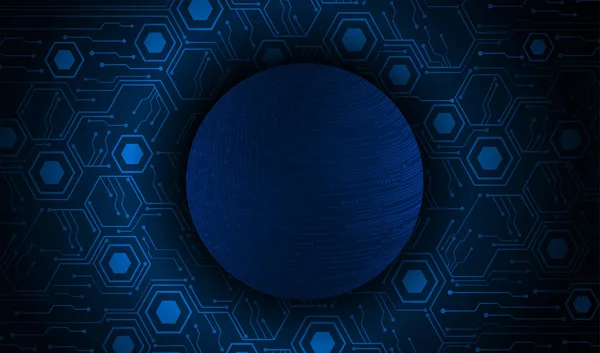 Абстрактный Фон Голубой Сферы — стоковый вектор