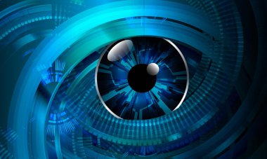 Siber devre gelecekteki teknoloji kavramı