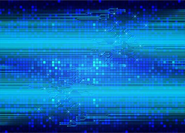Siber devre gelecekteki teknoloji kavramı