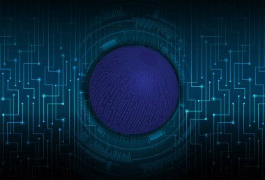 Siber devre gelecekteki teknoloji kavramı