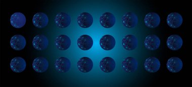 Geometrik elementlerle soyut arkaplan. 