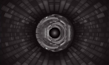 soyut teknoloji arkaplanı, vektör illüstrasyon tasarımı