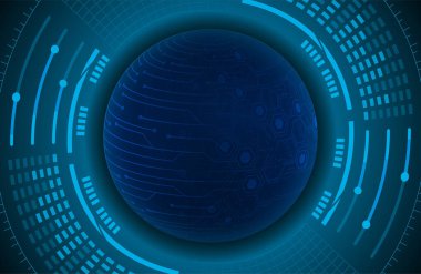 Siber devre gelecekteki teknoloji kavramı