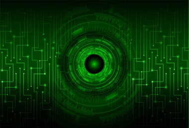 soyut ile siber gelecek teknolojisi arkaplan kavramı