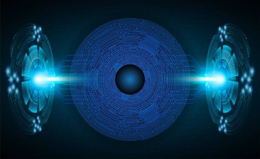 soyut teknoloji vektör arkaplanı