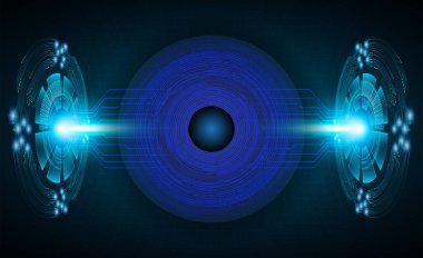 Siber devre gelecekteki teknoloji kavramı