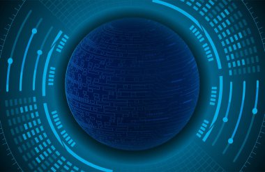 Siber devre gelecekteki teknoloji kavramı