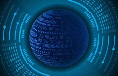 Siber devre gelecekteki teknoloji kavramı